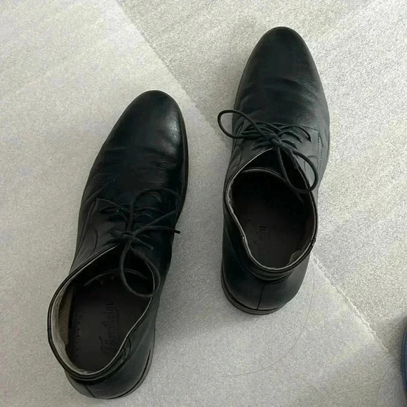 [10EE]Florsheim Baldwin  Black Leather Men Plain Toe Chukka Boots - Picture 2 of 12